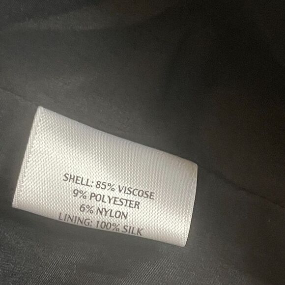 Eileen Fisher Women's Patina Jaquard Open front Coat Stretch, black, plus Sz. 1X - Picture 7 of 16